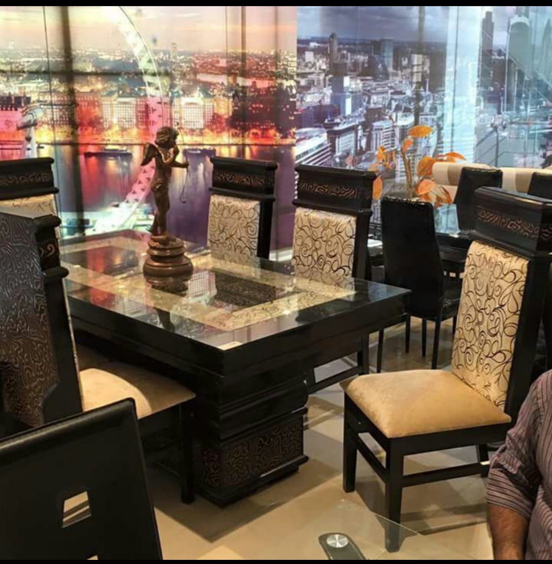 Modern dining room design in Lucknow